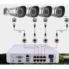 Kit Videovigilância Foscam 4-Camâras HD Kit Videovigilância Foscam 4-Camâras HD