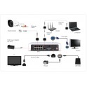 Foscam FN8108HE- 8 canais NVR POE - 1 HDD slot