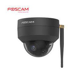 Foscam D4Z Câmara IP 4.0Mpx - Câmara de videovigilância 1080P slot Micro SD, Zoom x4 - 20m visão noturna - Preta