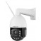 Foscam SD4H 4.0MP - C&acirc;mara de vigil&acirc;ncia P/T/Z, slot para Micro SD, zoom 18x - Vis&atilde;o noturna at&eacute; 200 m. Rastreamento autom&aacute;tico.