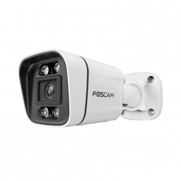  C&Acirc;MERA IP FOSCAM V5EP - POE - 5 MPX, EXTERIOR COM FOCO E SIRENE, &Aacute;UDIO BIDIRECIONAL, BRANCO