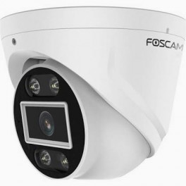 FOSCAM T5EP - POE - 5 MPX, EXTERIOR COM FOCO E SIRENE, &Aacute;UDIO BIDIRECIONAL, BRANCO